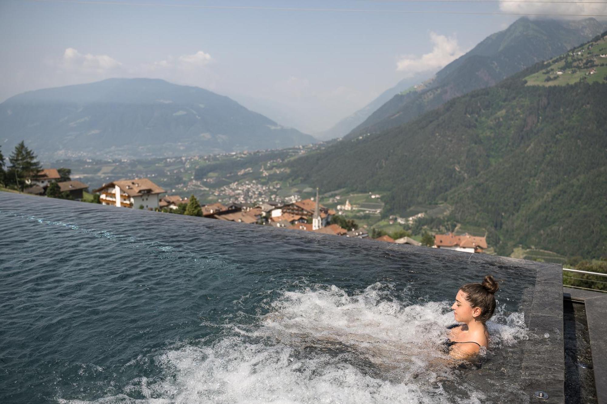 Naturhotel Gruberhof Schenna Bagian luar foto